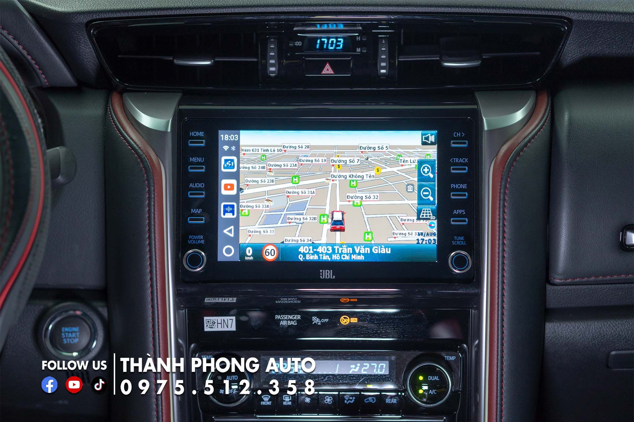  Lắp Android Box cho Toyota Fortuner 2023 bản Legender 