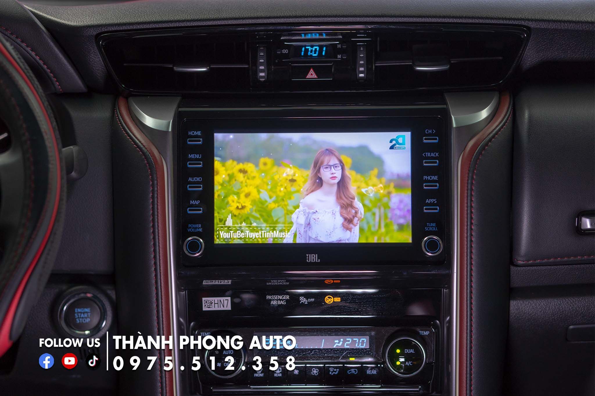  Lắp Android Box cho Toyota Fortuner 2023 bản Legender 