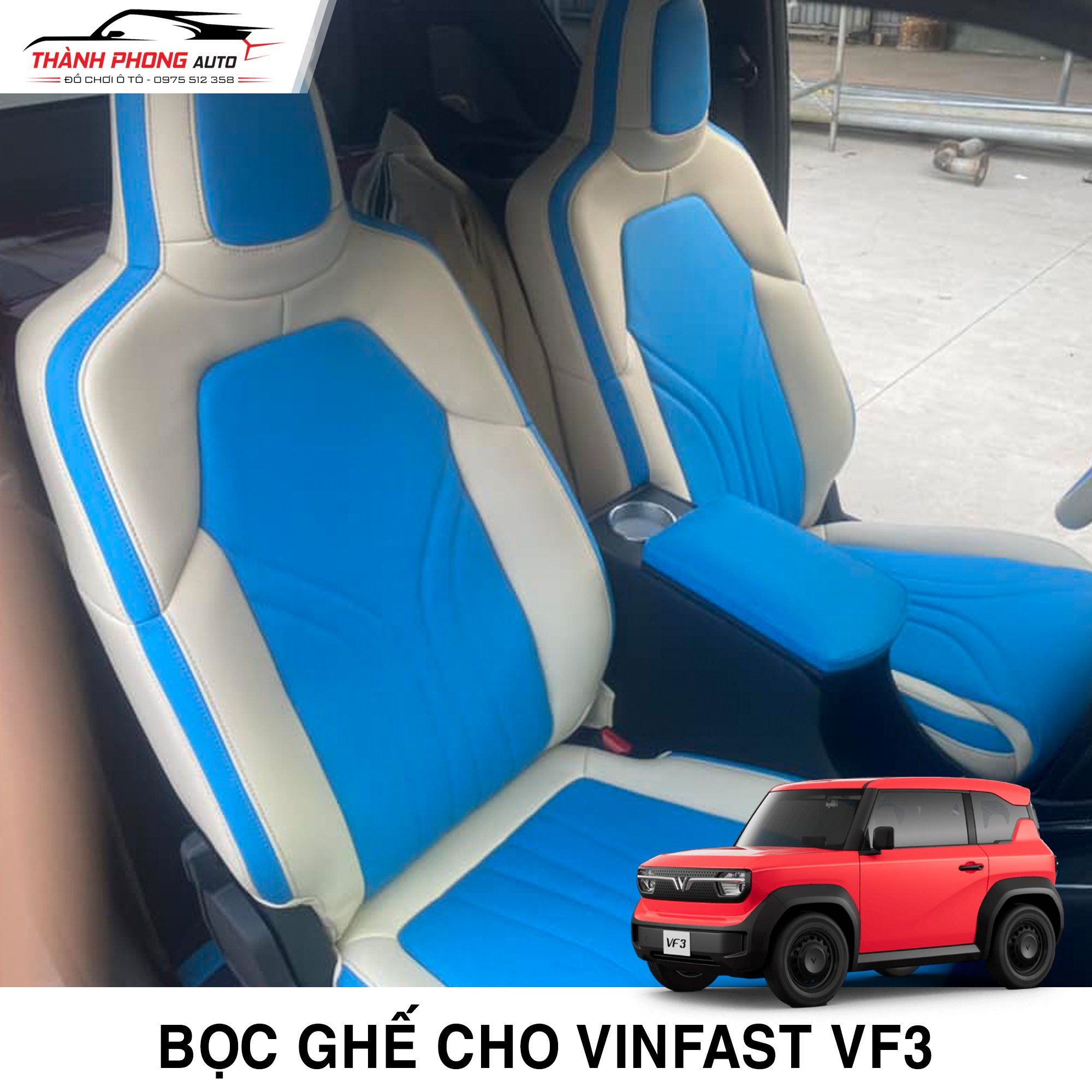  Bọc ghế da cho Vinfast VF3 