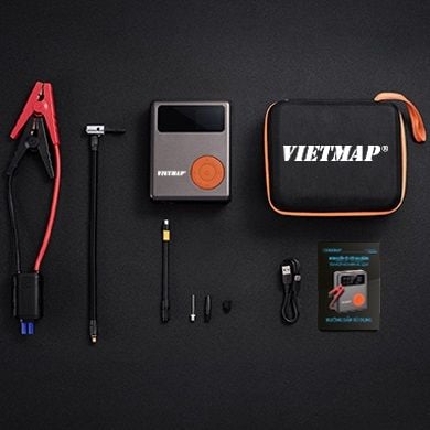  Bơm Lốp Tích Hợp Kích Bình Ắc Quy VIETMAP DK-MF139 