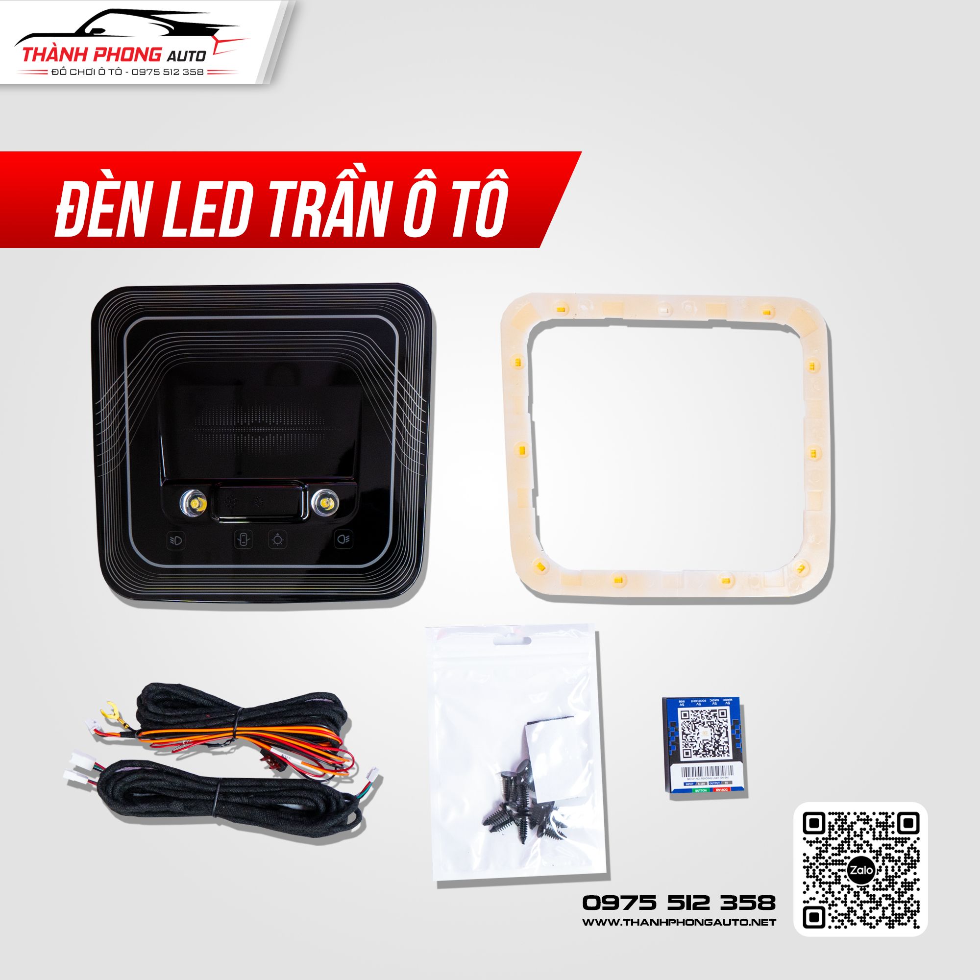  ĐÈN LED TRẦN Ô TÔ 