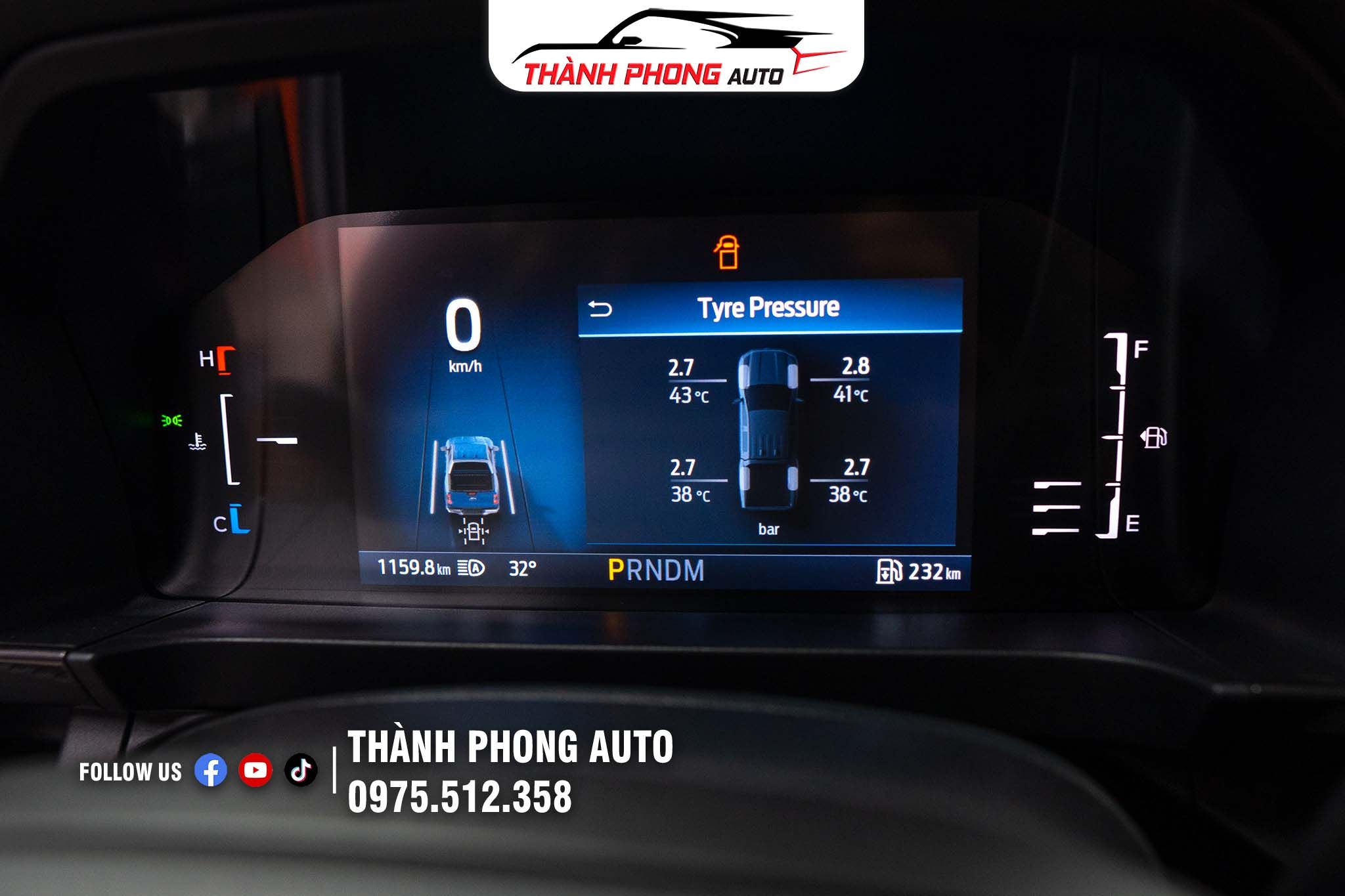  Kích hoạt và lắp đặt cảm biến áp suất lốp Ford Ranger 2023 