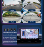  Màn Hình Ô Tô Bisonic 2K Ultraview 13inch Liền Camera 360 
