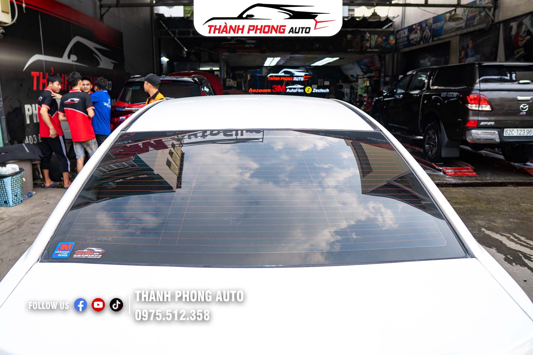  Dán phim cách nhiệt 3M Ceramic hồng ngoại cho Chevrolet Cruze 