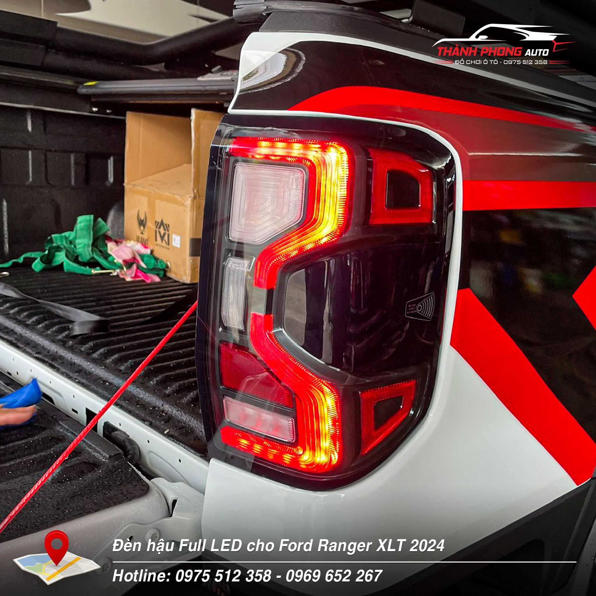  Đèn hậu Full Led cho Ford Ranger 2024 