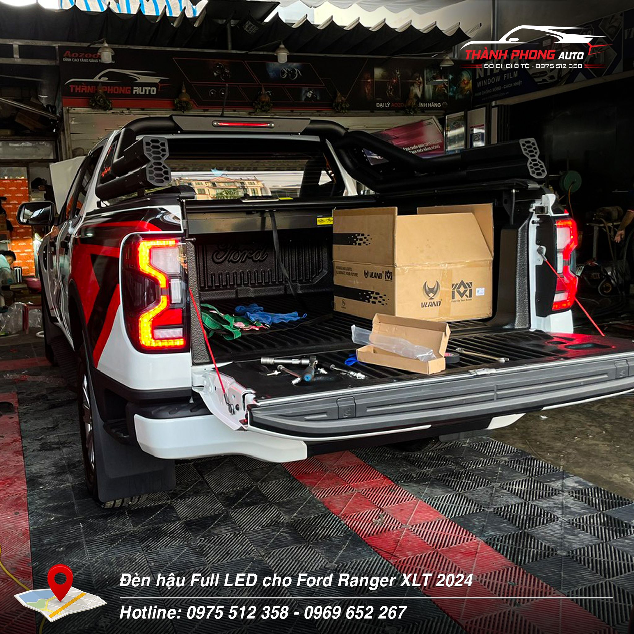  Đèn hậu Full Led cho Ford Ranger 2024 