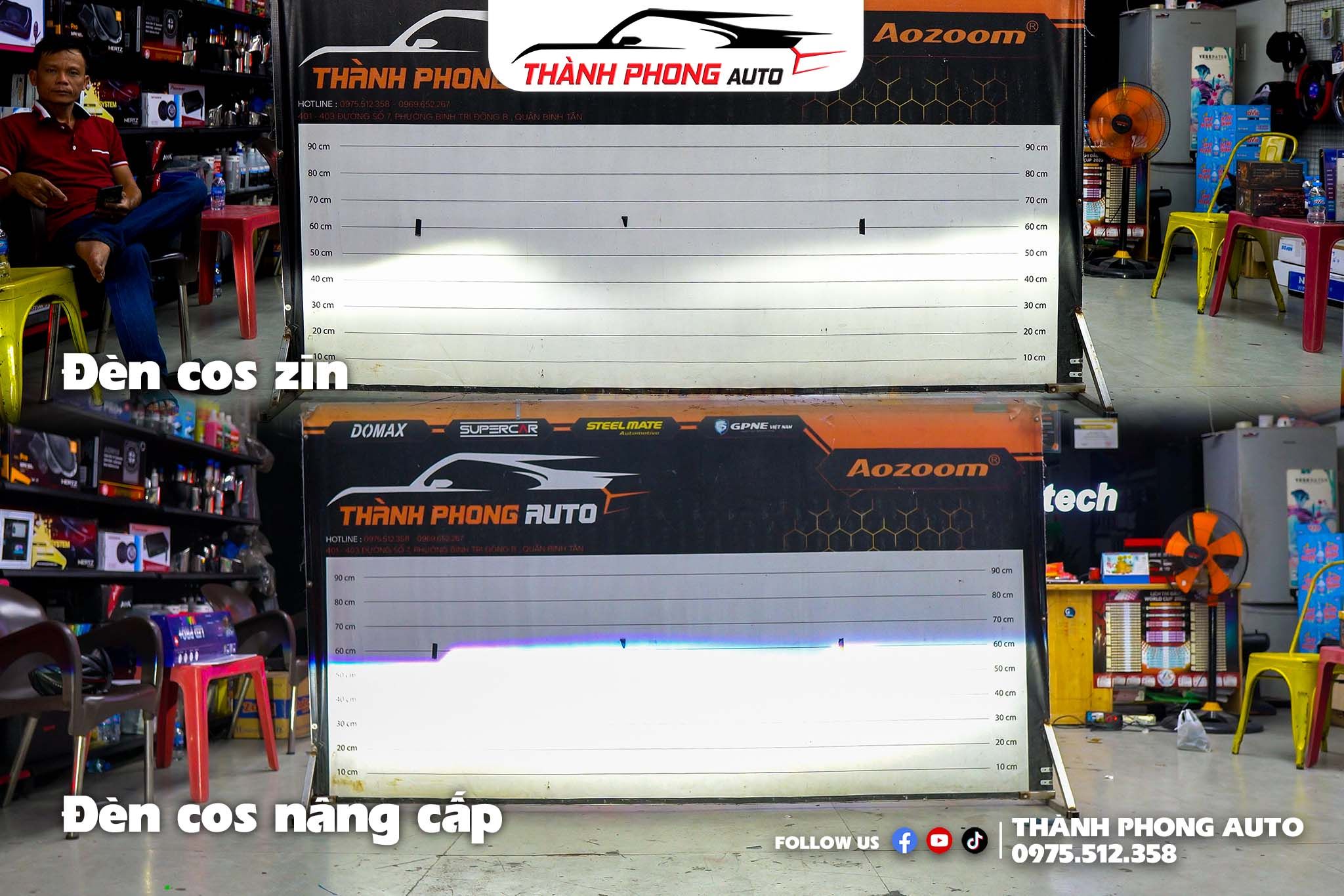  Độ đèn Hyundai Tucson 2022 với Bi led Lion King Aozoom 