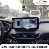  Màn hình Android 12.3 Inch cho xe Hyundai Santafe 