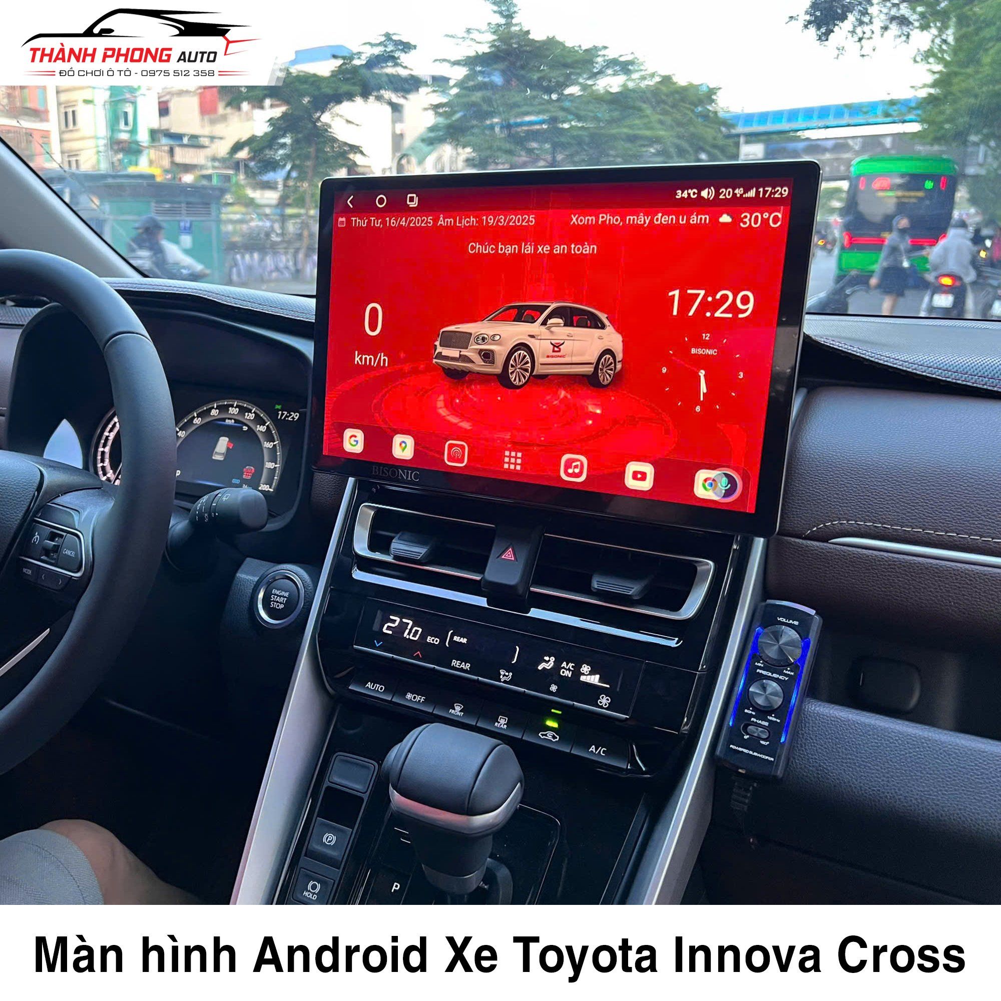  Màn hình Android cho Xe Toyota Innova Cross 