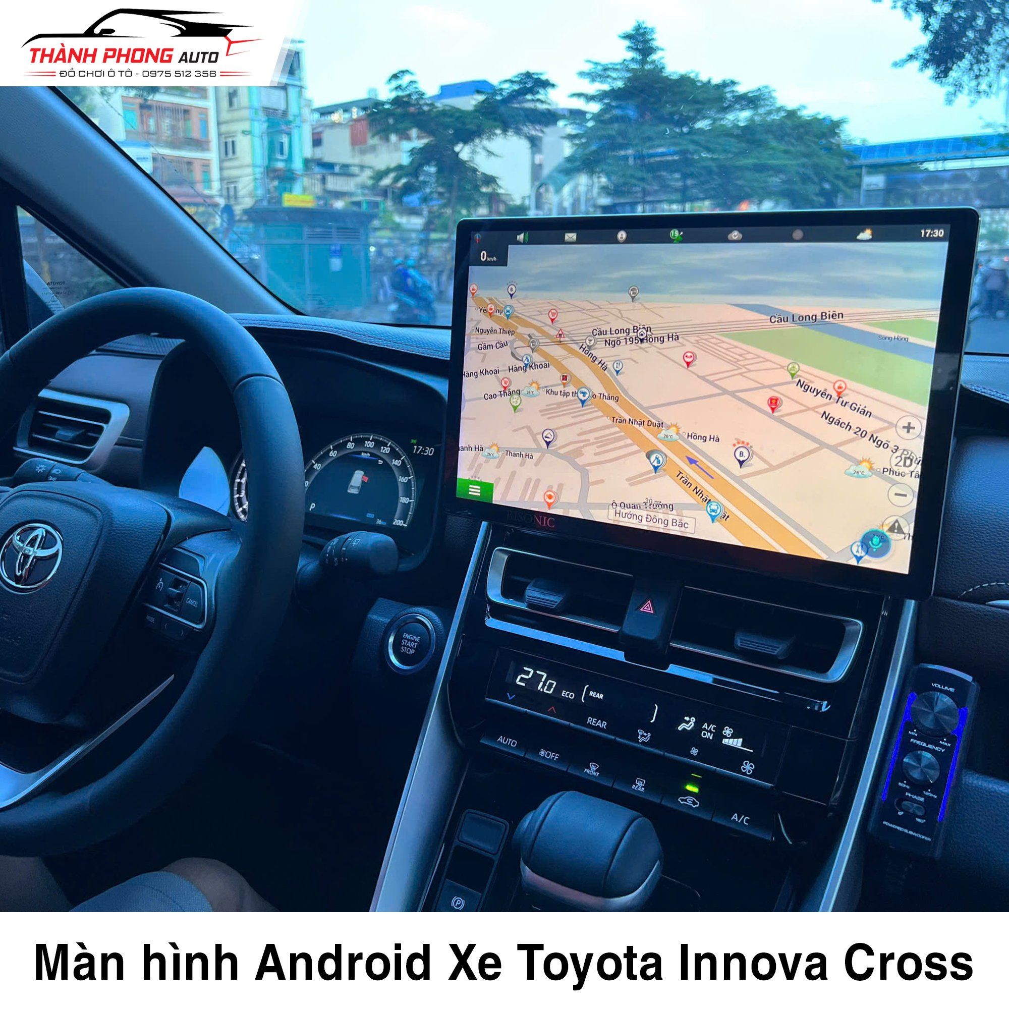  Màn hình Android cho Xe Toyota Innova Cross 