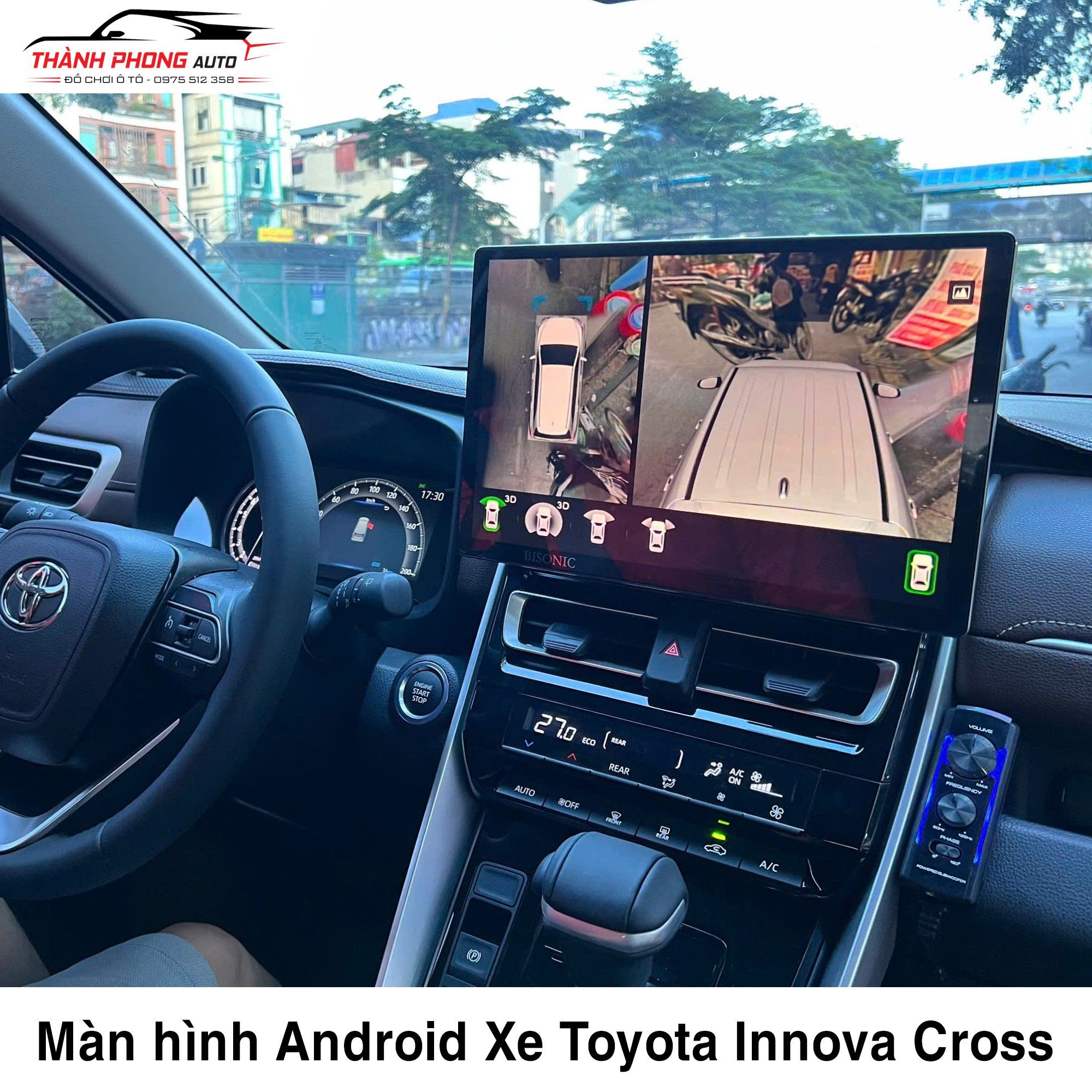  Màn hình Android cho Xe Toyota Innova Cross 