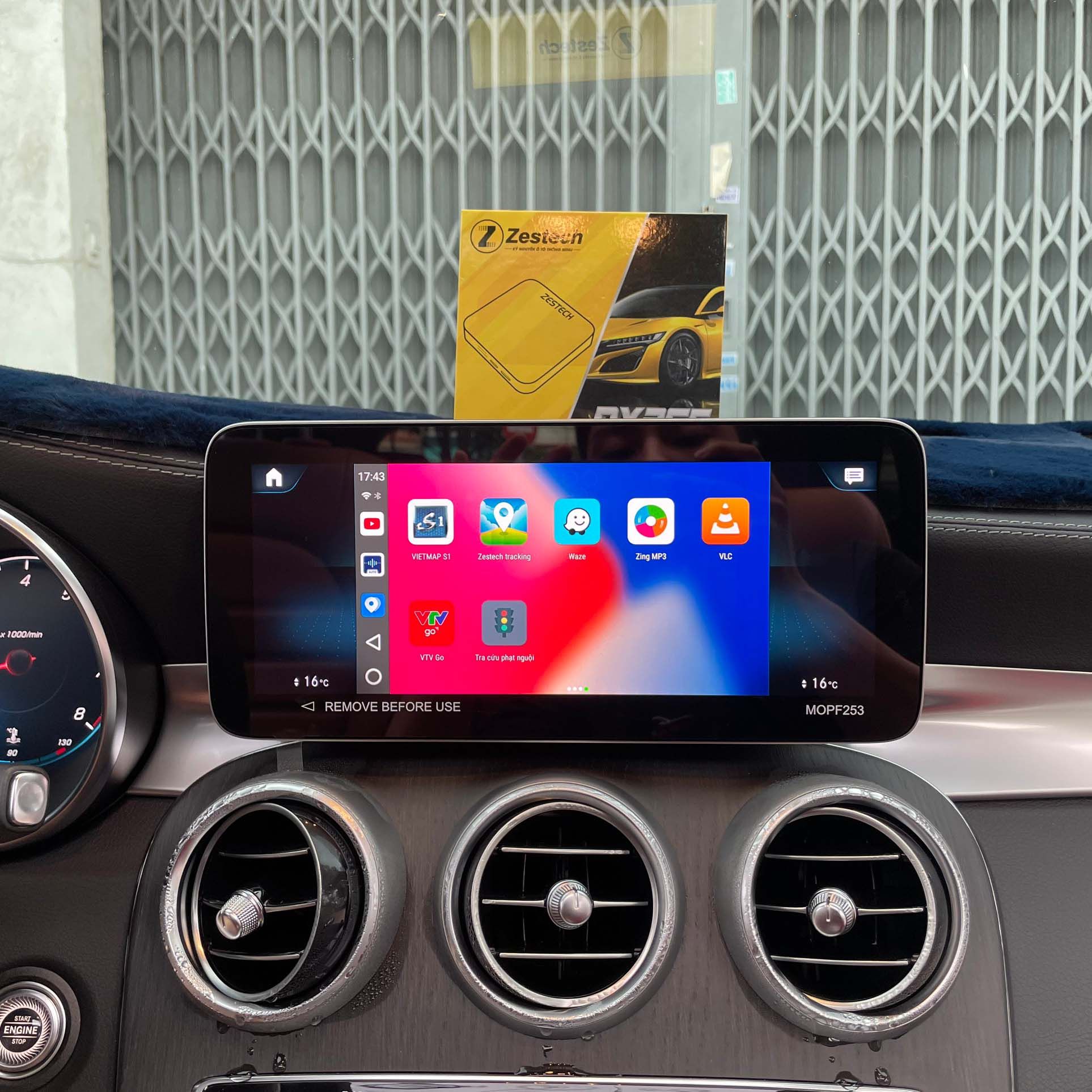  Lắp Android Box cho Mercedes GLC300 