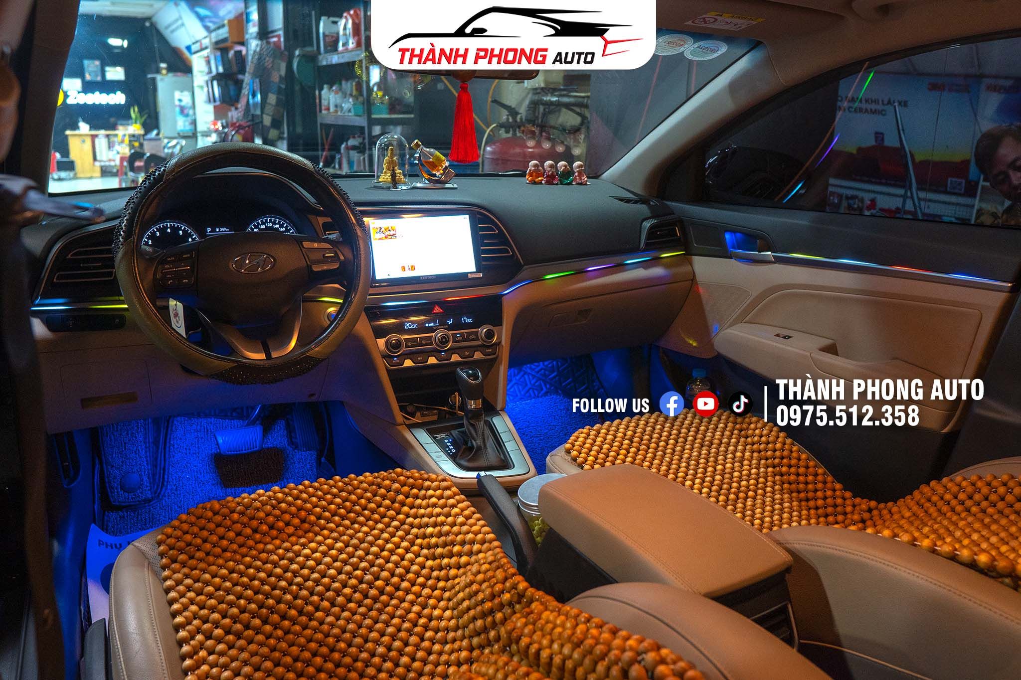  Đèn led viền nội thất ô tô Hyundai Elantra 2019 