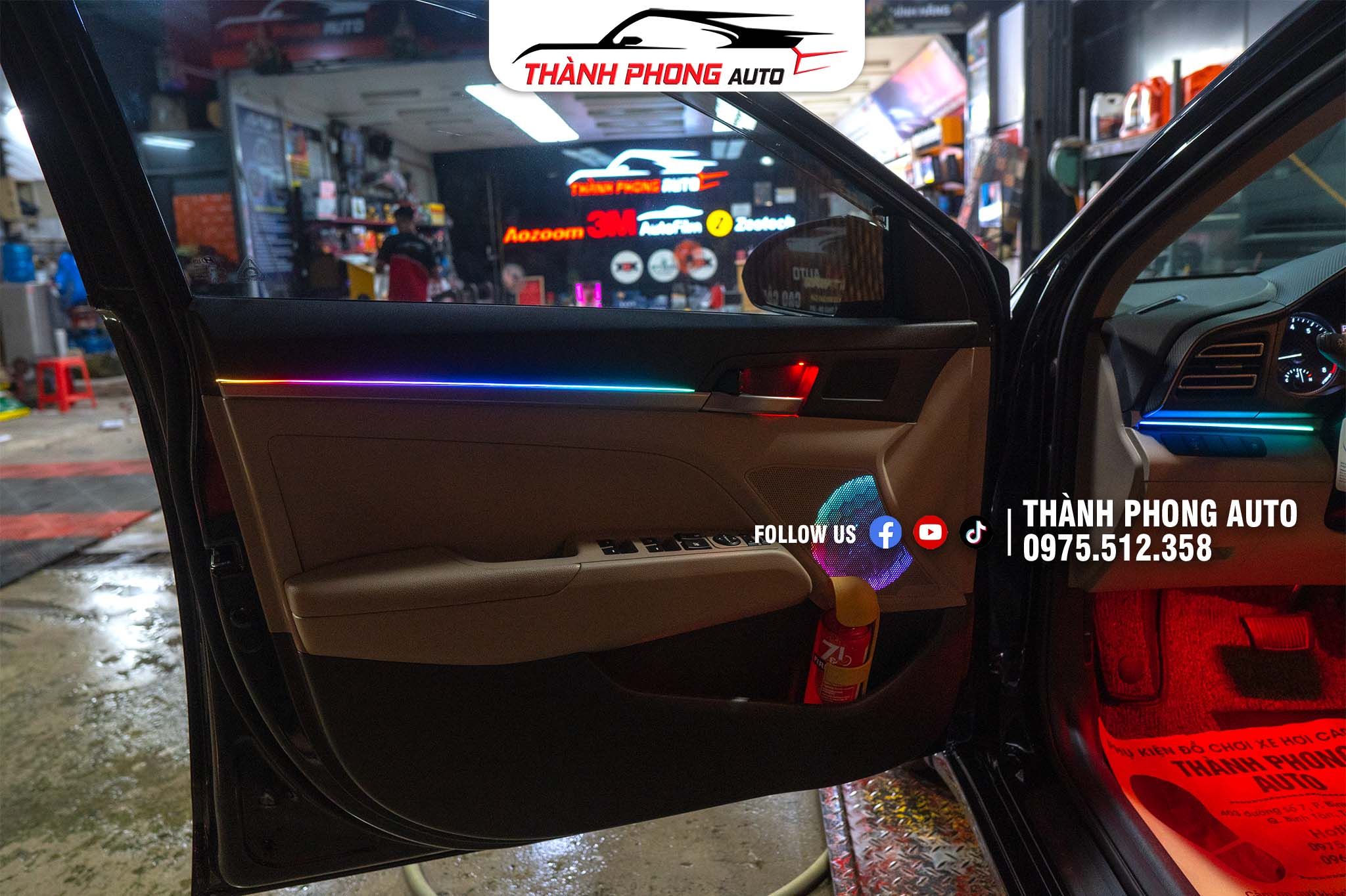  Đèn led viền nội thất ô tô Hyundai Elantra 2019 