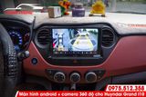  Màn hình android liền camera 360 độ cho Huyndai Grand I10 tại Thành Phố Hồ Chí Minh 
