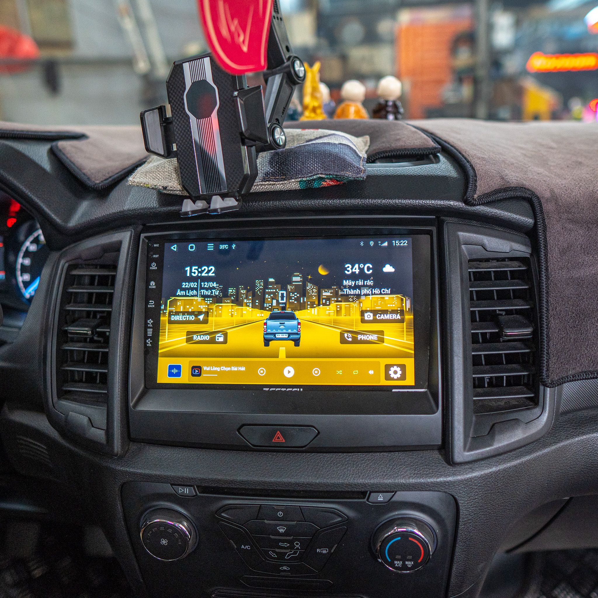  Màn hình Zestech S100J xe Ford Ranger 