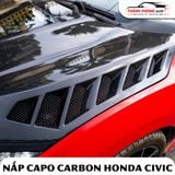  Nắp capo carbon thể thao cho Honda Civic 