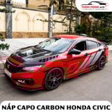 Nắp capo carbon thể thao cho Honda Civic 