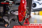  Ốp phanh Brembo Kim Loại Honda Civic 2022 