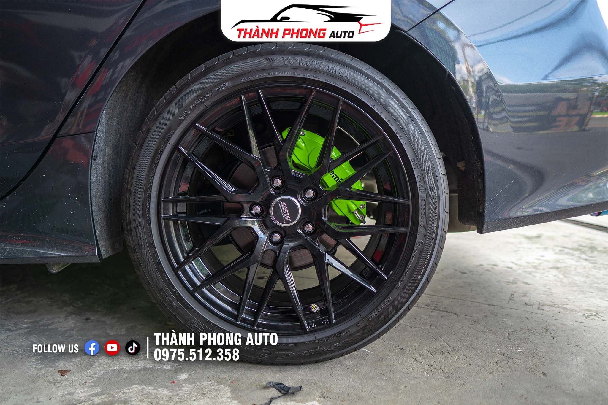  Ốp má phanh cho Honda Civic 2022 - Màu xanh 