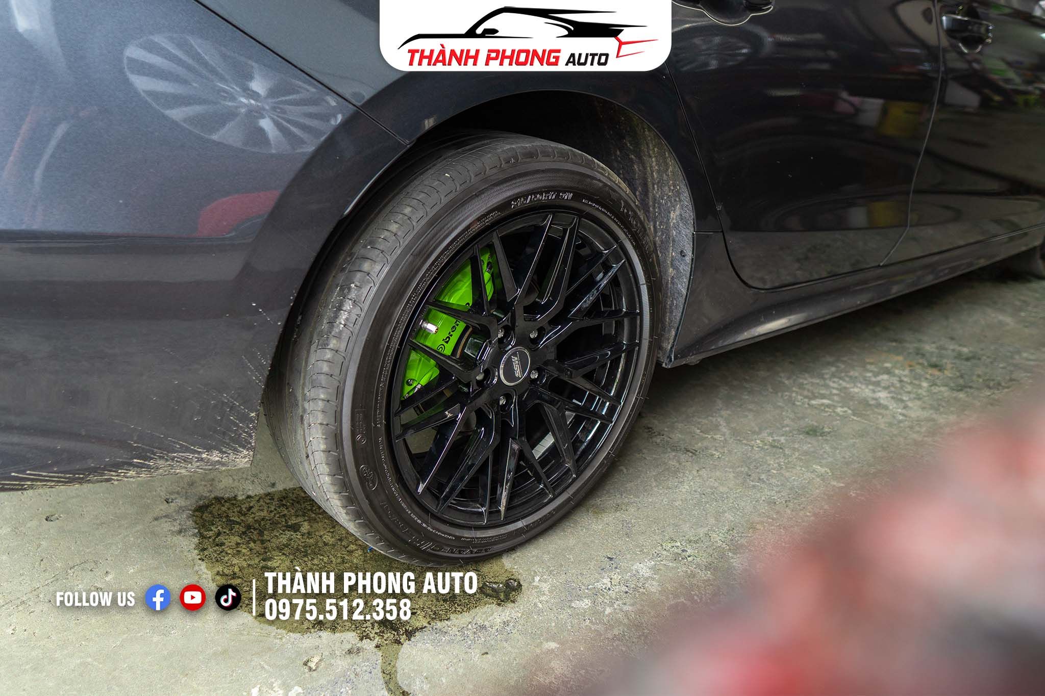  Ốp má phanh cho Honda Civic 2022 - Màu xanh 