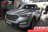  Hyundai Santafe Độ Đèn | Bi led Wolf light Aozoom cao cấp tại Tp HCM 