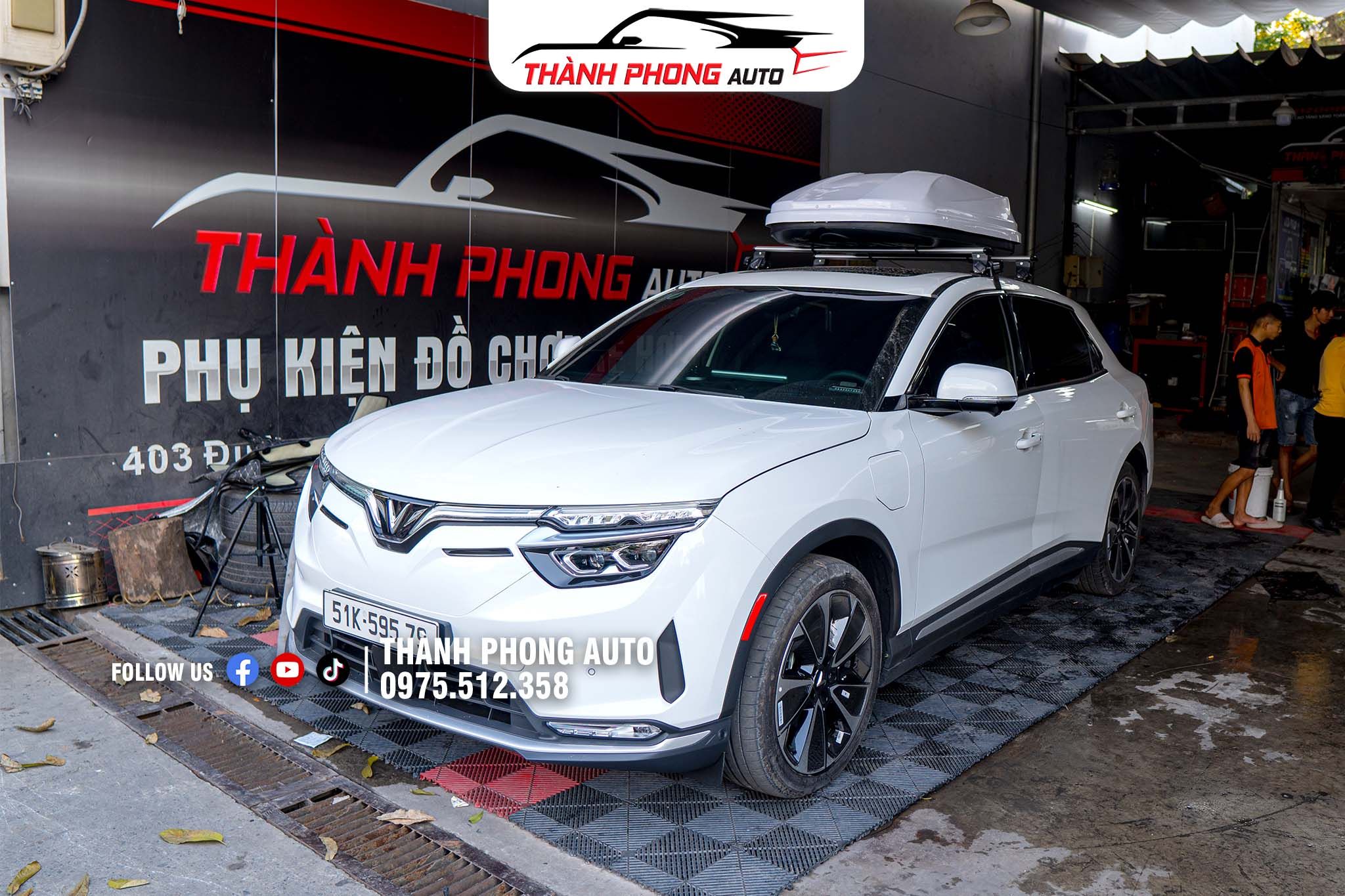  Hộp đựng đồ và Baga trên nóc xe ô tô kiểu Phi Thuyền cho Vinfast VF8 