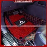  Thảm lót chân 5D Carbon đen chỉ đỏ cho Mitsubishi Xpander 
