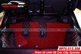  Thảm lót chân 5D Carbon đen chỉ đỏ cho Mitsubishi Xpander 
