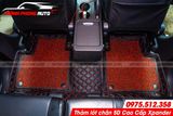  Thảm lót chân 5D Carbon đen chỉ đỏ cho Mitsubishi Xpander 