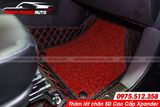  Thảm lót chân 5D Carbon đen chỉ đỏ cho Mitsubishi Xpander 