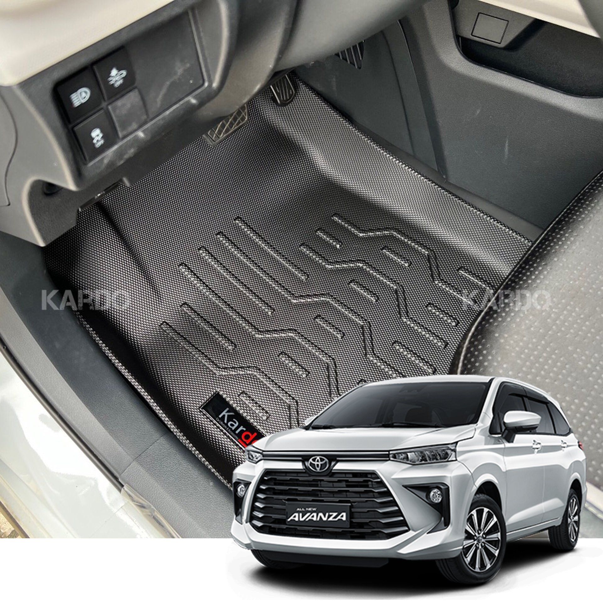  Thảm lót sàn khuôn đúc KARDO cho TOYOTA AVANZA 