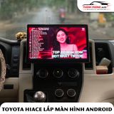  Lắp Màn Hình Android Cho Xe Toyota Hiace 2022 