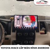  Lắp Màn Hình Android Cho Xe Toyota Hiace 2022 