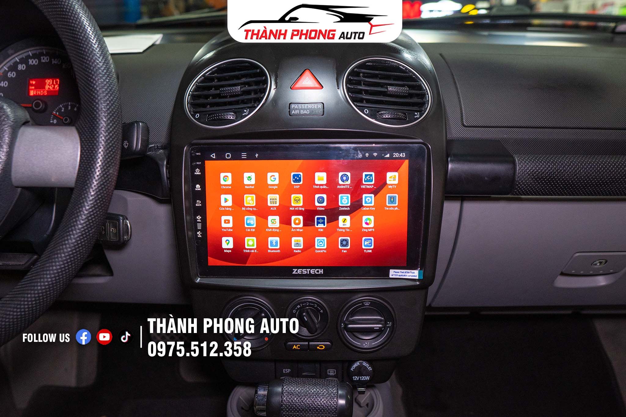  Màn hình Android Zestech Cho Volkswagen Beetle 