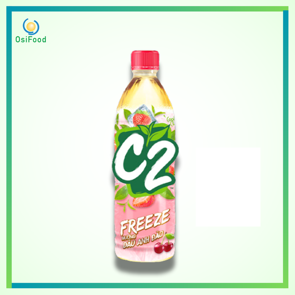 Trà đen C2 hương dâu anh đào 455ml