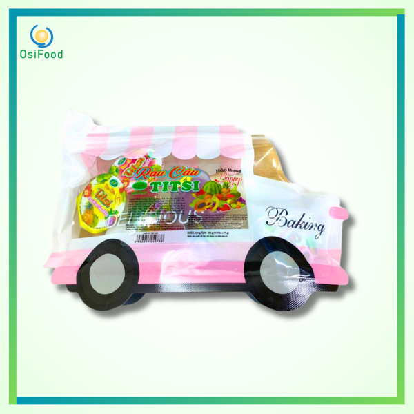 Rau câu túi xe Happy Títi 180g