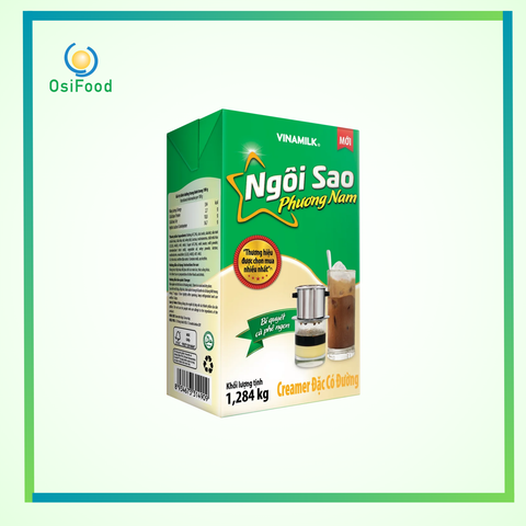 Sữa đặc có đường Ngôi Sao Phương Nam xanh lá 1284g