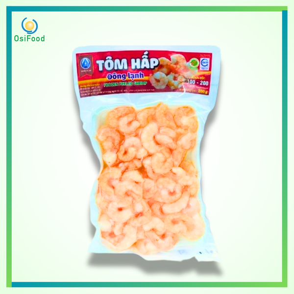 Tôm hấp đông lạnh size 100-200 An Vĩnh túi 200g