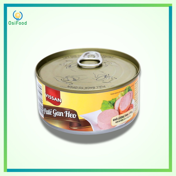 Pate gan heo Vissan có khóa hộp 170g