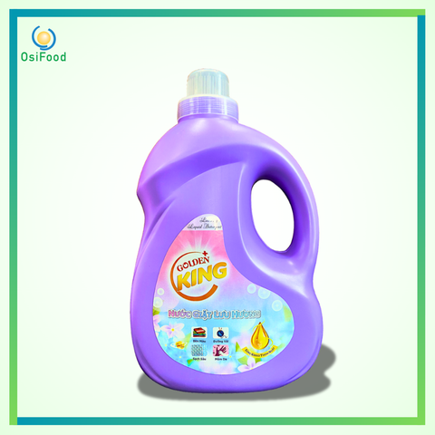 Nước giặt Goldenking lưu hương sảng khoái thơm mát 3.2kg
