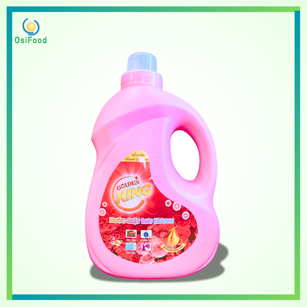Nước giặt Goldenking lưu hương quyến rũ nồng nàn 3.2kg