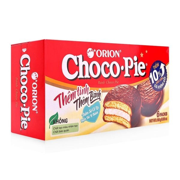 Bánh ChocoPie Orion hộp giấy 198g