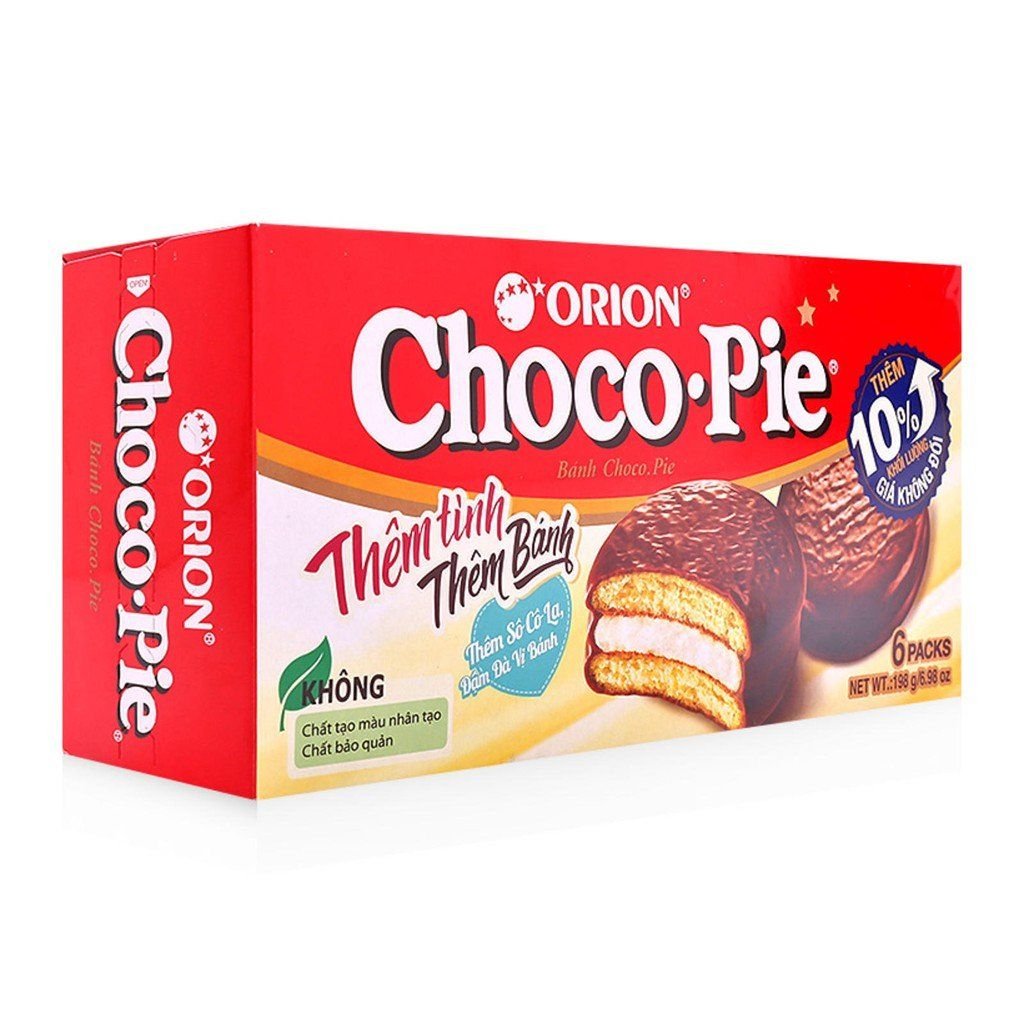  Bánh ChocoPie Orion hộp giấy 198g 