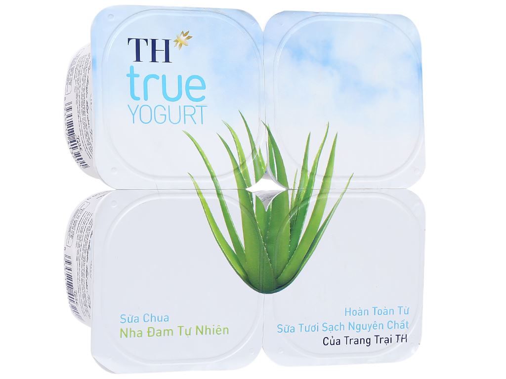  Sữa chua ăn TH True Yogurt nha đam 4x100g 