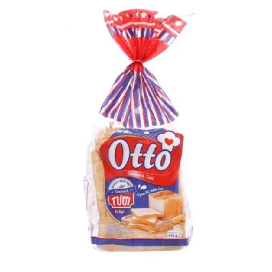  Sandwich tươi vị lạt Otto gói 450g (16 lát) 