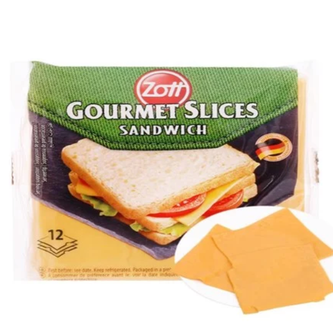 Phô mai lát Zott Sandwich gói 200g (12 lát)