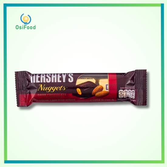 Socola Hershey Nugget 28g đen hạnh nhân 28g