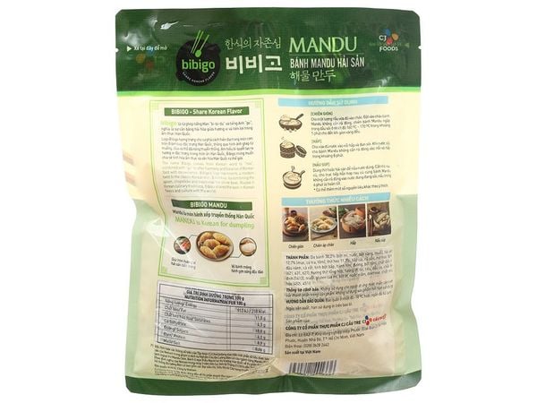 Mandu hải sản Bibigo 350g