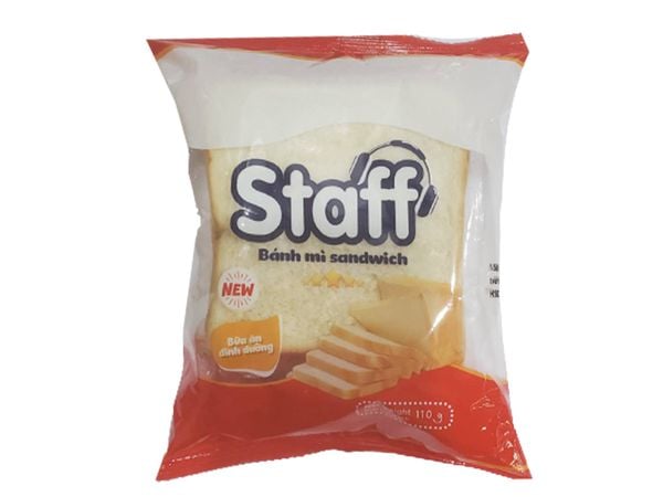 Bánh mì sandwich Staff gói 110g
